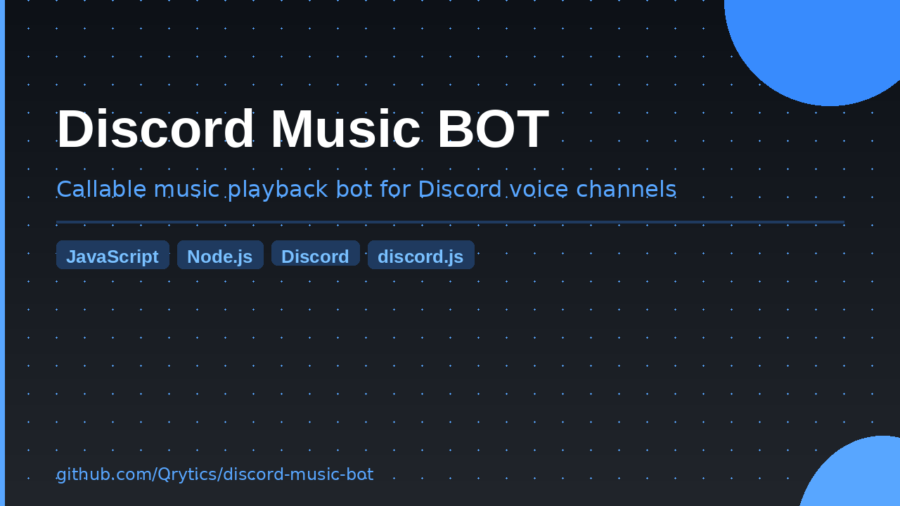 Discord Music BOT preview