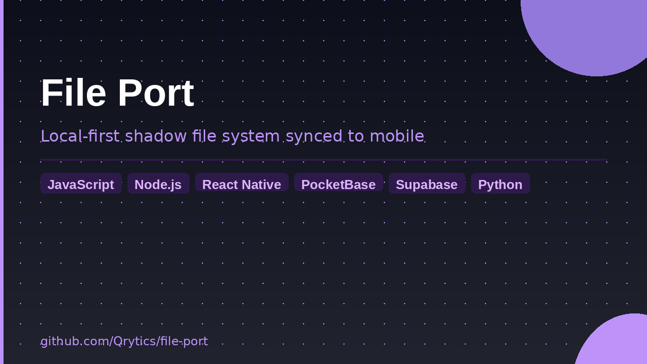 File Port preview