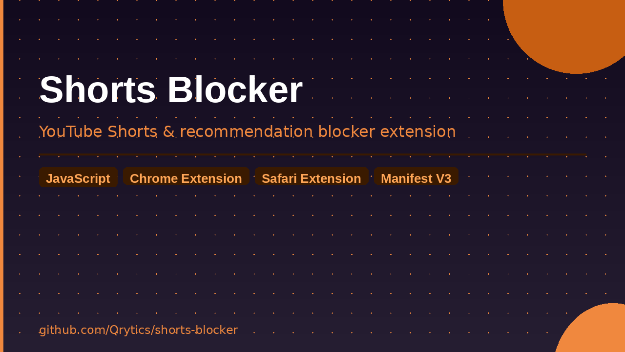 Shorts Blocker preview