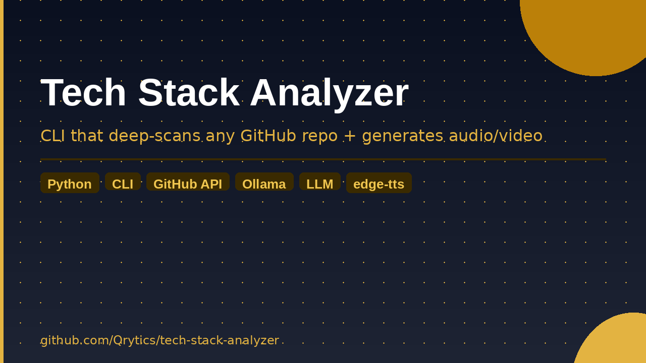 Tech Stack Analyzer preview